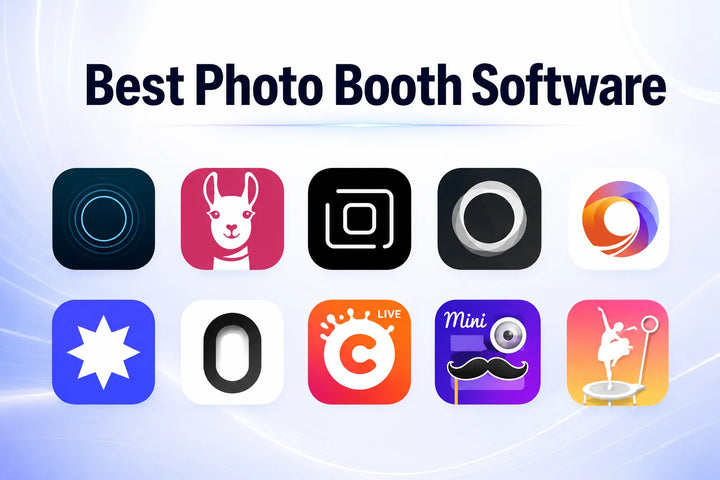 Photo booth app workflow for iPad and 360 booth setups