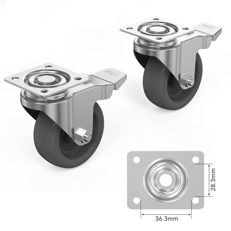 Ruedas de repuesto para Flight Case de 360° Photo Booth (juego de 4)