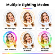 Spin Holo 360 photo booth lighting modes