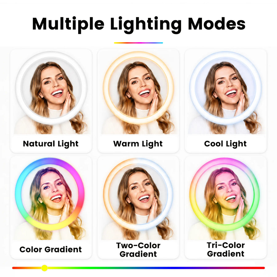 Spin Holo 360 photo booth lighting modes