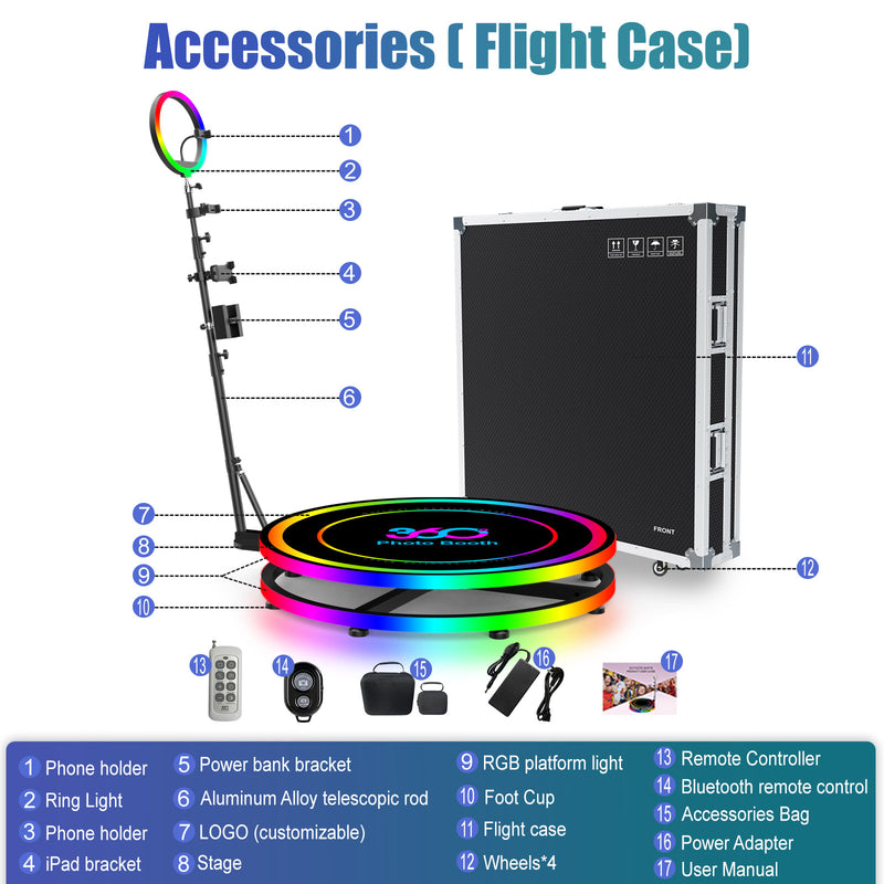 360 Photo Booth - PBM2 - Double Light Box