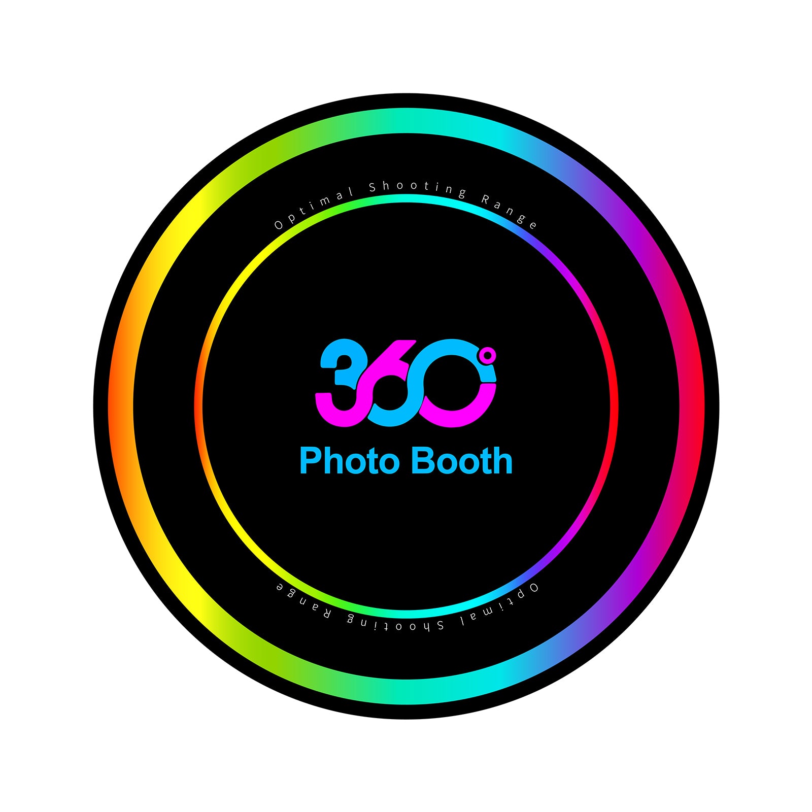 Custom 360 Photo Booth Logo Sticker | Smart 360 Photo Booth