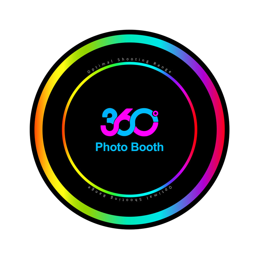 Custom 360 & iPad Photo Booth Logo Sticker