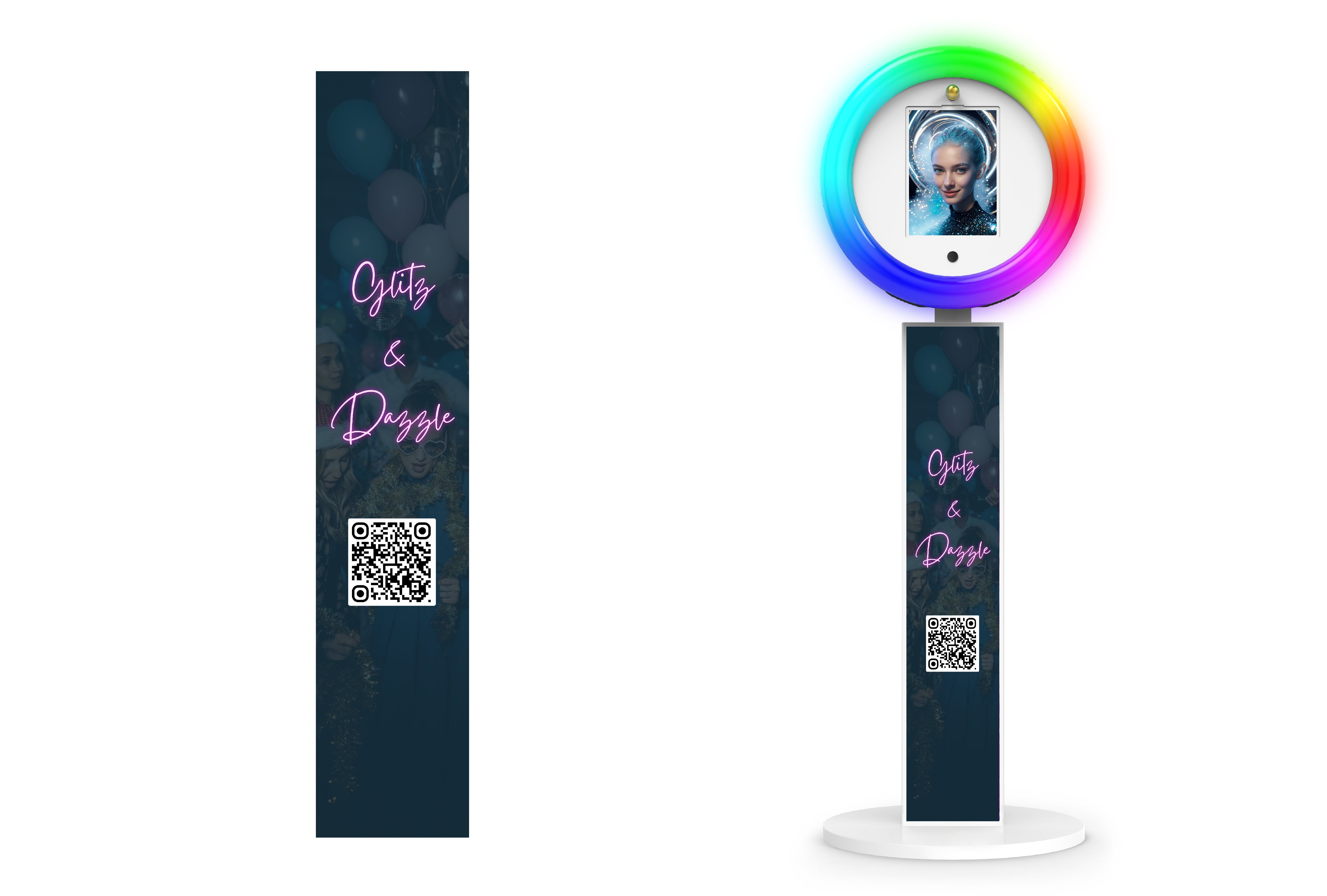 Sticker For Intrams Booth Custom Logo Sticker for iPad Photo Booth | Smart360PhotoBooth