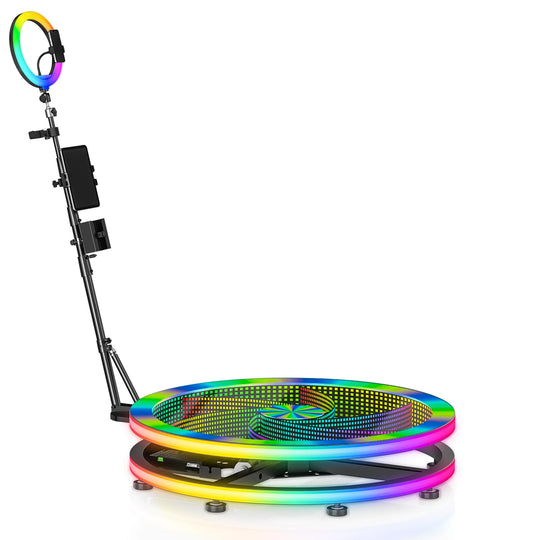 Spin Vortex Dual-Light 360 Photo Booth 39.4"