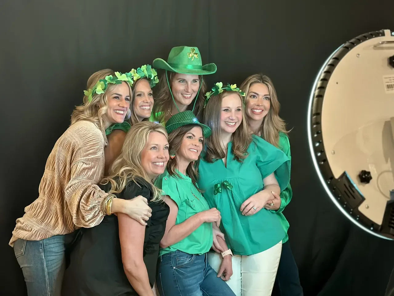 Smart 360 photo booth setup at a customer event
