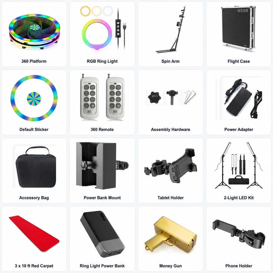 What's included in the Spin Vortex 100cm complete package